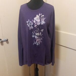 Sonoma Life + Style Violet Long Sleeve